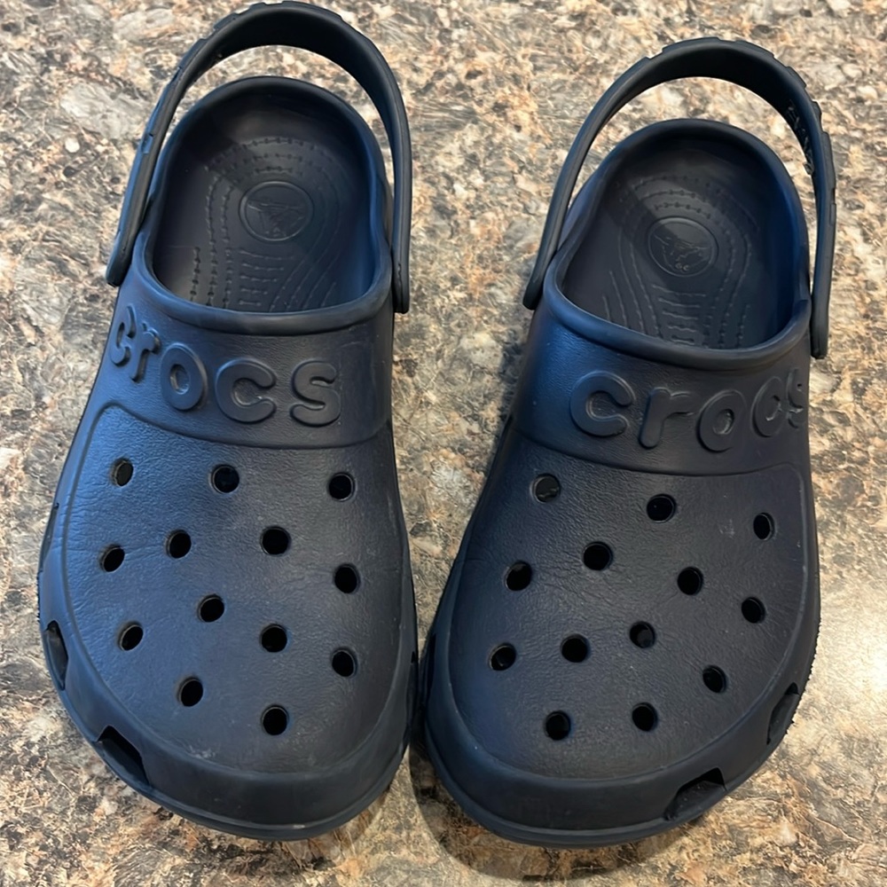 Navy Blue kids crocs